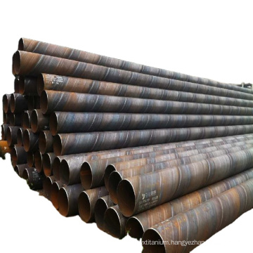 Black Round Tube Spiral Steel Pipe